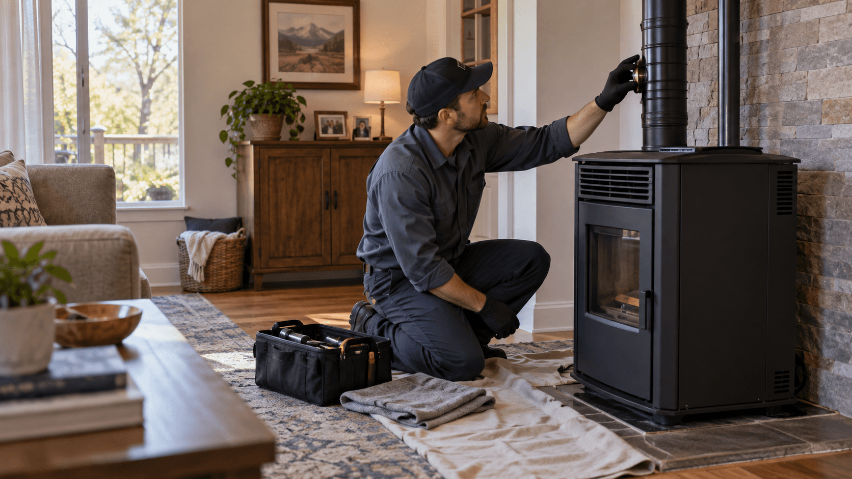 Gas Fireplace and Vent Inspection performed by a chimney contractor